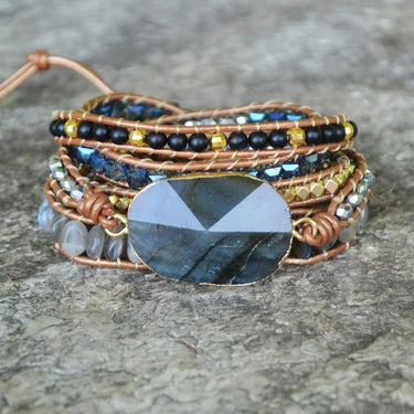 Raising Consciousness Labradorite Wrap Bracelet-Your Soul Place